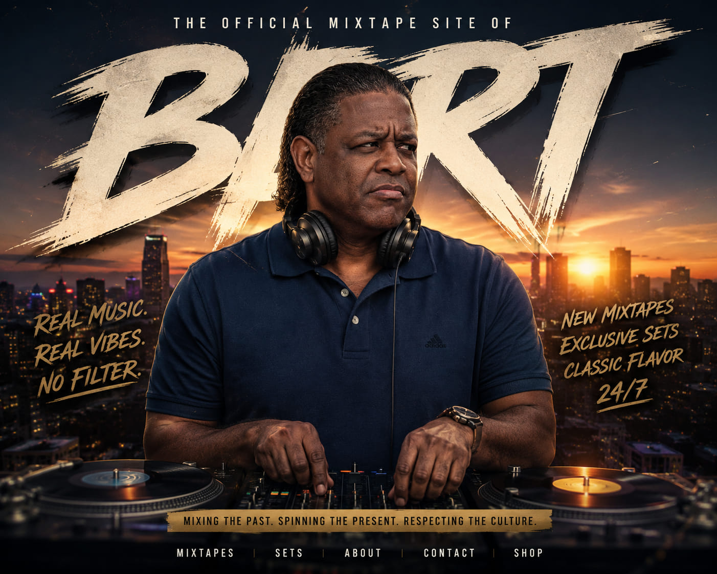 Bart mixtape site graphic